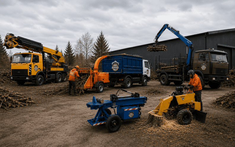Спецтехника TreeServiceBel в Минске
